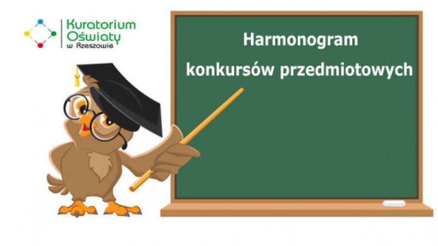 Harmonogram konkursów przedmiotowych