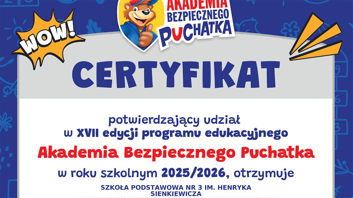 Zakończenie Ogólnopolskiego Projektu Akademia Bezpiecznego Puchatka